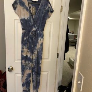 Brand new tie die jumpsuit